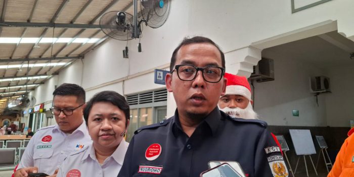KAI Commuter Direktur Keuangan KAI Commuter, Nugroho Dwi Sasongko saat ditemui di Stasiun Solo Balapan, Jawa Tengah, Kamis 25 Desember 2025. (Foto: Putri Sejati)