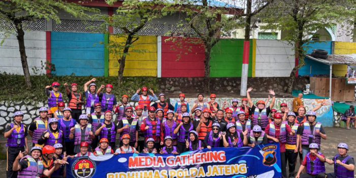 Media Garhering Bidhumas Polda Jawa Tengah dengan 75 awak media yang bertugas di wilayah Semarang dan Solo Raya, Rabu 3 Desember 2025. (Foto: dok Humas Polda Jateng)