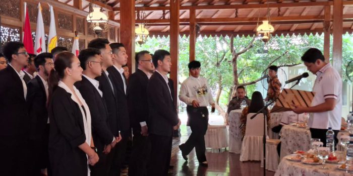 Pelantikan Pengurus Perkumpulan Besar Padel Indonesia (PBPI) Kota Solo periode 2026–2030 resmi dilantik di Rumah Dinas Loji Gandrung, Selasa 12 Februari 2026. (Foto: Putri Sejati)