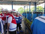 Gubernur Jawa Tengah, Ahmad Luthfi bersama PT Pertamina Patra Niaga Regional Jawa Bagian Tengah meninjau SPPBE Wijaya Sarana Gasindo, Karanganyar, Rabu 8 April 2026. (Foto: dok/ Pertamina Patra Niaga JBT)