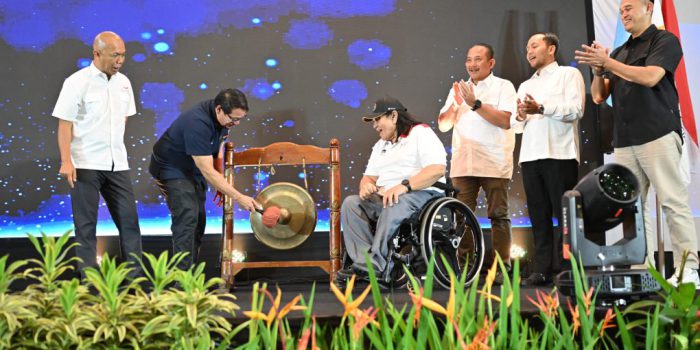Pembukaan Rakernas NPC Indonesia di Lorin Hotel Solo, Jawa Tengah, Senin 27 April 2026 malam. (Foto: Putri Sejati)