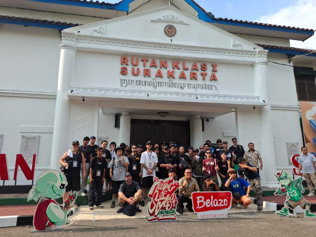 Sebanyak 50 seniman grafiti dari 19 negara berpartisipasi dalam ajang Festival Grafiti International Meeting of Styles (MOS) 2026. (Foto: Putri Sejati)