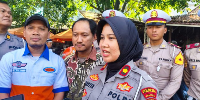 kasatlantas dhayita Kasatlantas Polresta Solo, Kompol Dhayita. (Foto: Putri Sejati)