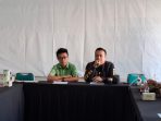 world cup funfest Ketua Panitia Nobar Bola Gembira, Dading Baskoro saat memberikan keterangan dalam jumpa pers yang digelar di Kantor BPC Hipmi Solo, Senin 13 Juli 2026. (Foto: Putri Sejati)