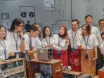 Keseruan para kreator konten saat mengikuti acara LPS KOL Workshop: Spending Smart, Saving Hard sesi Lokananta Exploration di Lokananta, Solo, Kamis 30 Juli 2026 (Foto: Putri Sejati).