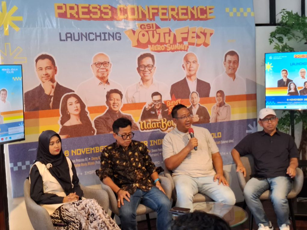 Gerakan Solusi Indonesia (GSI) bakal menggelar GSI Youth Fest-Hero Summit 2026 di GOR Indoor Manahan pada 8 November 2026 mendatang. (Foto: Putri Sejati)