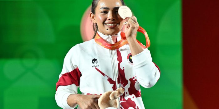Atlet para angkat berat asal Bali, Ni Nengah Widiasih meraih medali perunggu dalam ajang Asian Para Games 2026 saat bertanding di Nagoya City Trade and Industry Center, Prefektur Aichi, Jepang, Senin 19 Oktober 2026 siang. (Foto: dok. Humas NPCI)