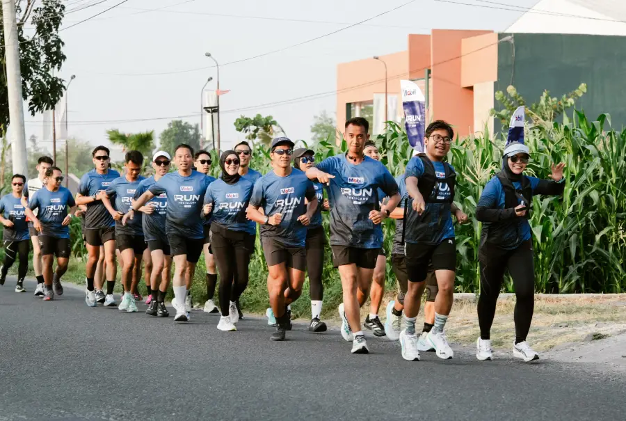 Riot Jogja mengikuti sesi lari bersama sebagai bagian dari Mobil™ Run The Island Series yang mengangkat semangat movement, community, dan lifestyle.