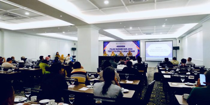 Sosialisasi Pajak Barang dan Jasa Tertentu (PBJT) yang digelar Badan Pendapatan Daerah (Bapenda) Kota Solo di Hotel Mahalaya, Kota Solo, Jawa Tengah, Senin 19 Oktober 2026. (Foto: dok. Prokopim Pemkot Solo)