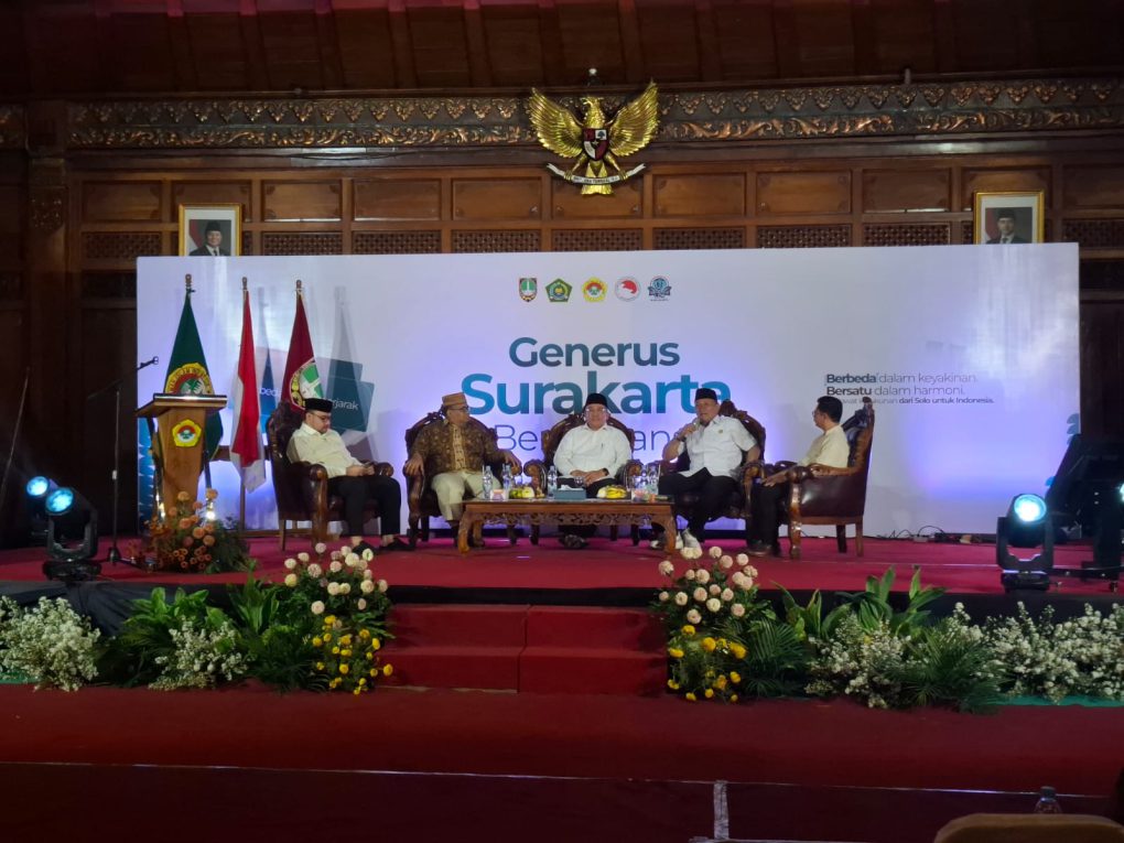 Talkshow Generus Surakarta Bertoleransi yang digelar di Pendapi Gede Kompleks Balai Kota Solo, Jawa Tengah, Rabu 28 Oktober 2026. (Foto: Putri Sejati)